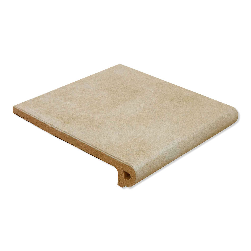 Gulvflis Capri Rund Trappenese Beige Matt 33x33 cm